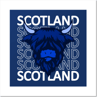 Scotland - Hairy Coo Posters and Art